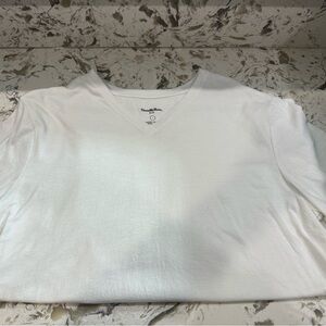 Goodfellow & Co White V-Neck Tee